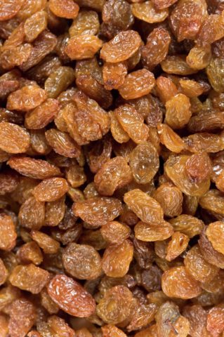 Detail of raisins