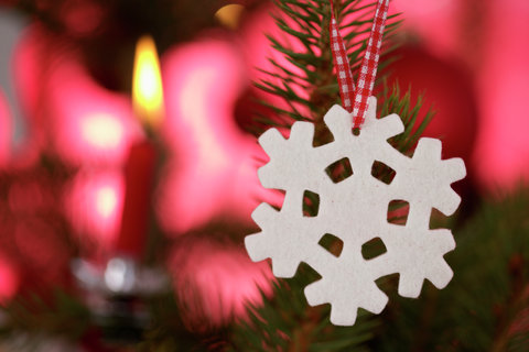 Ornament on Christmas tree