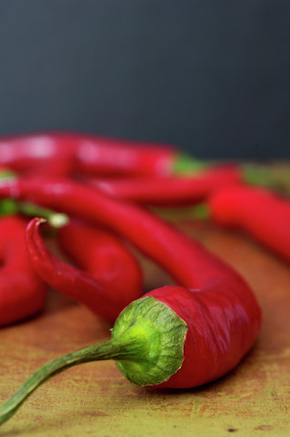 Red chili peppers