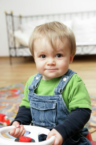 Portrait of a baby boy