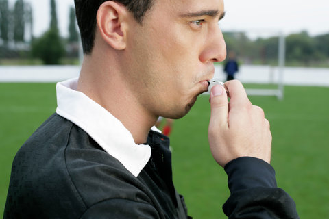 Whistling referee