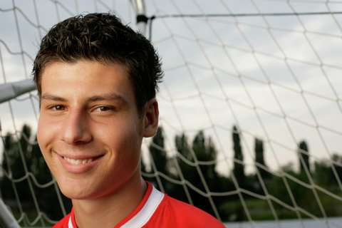 Portrait of a soccer player